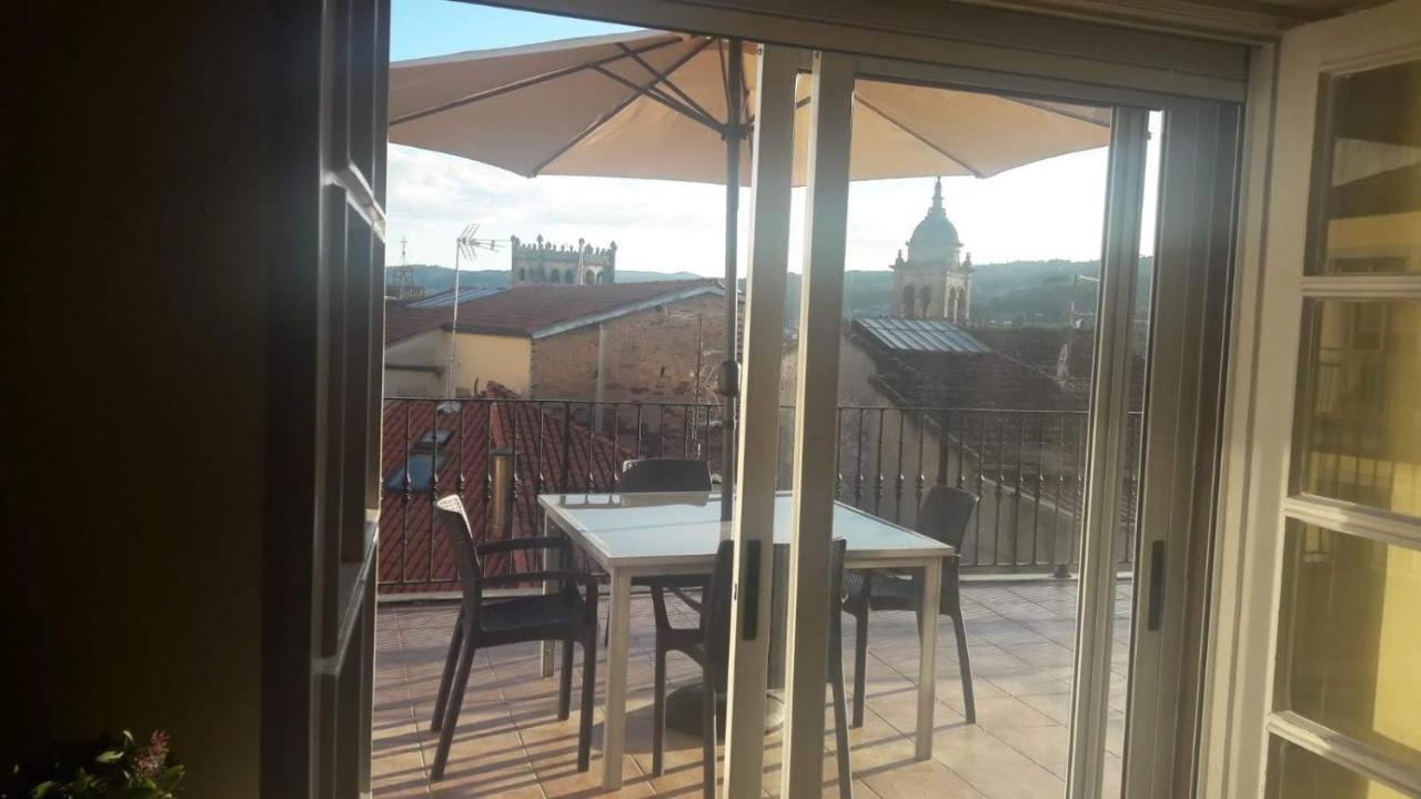 Apartamento Con Terraza En El Casco Historico Ourense Bagian luar foto